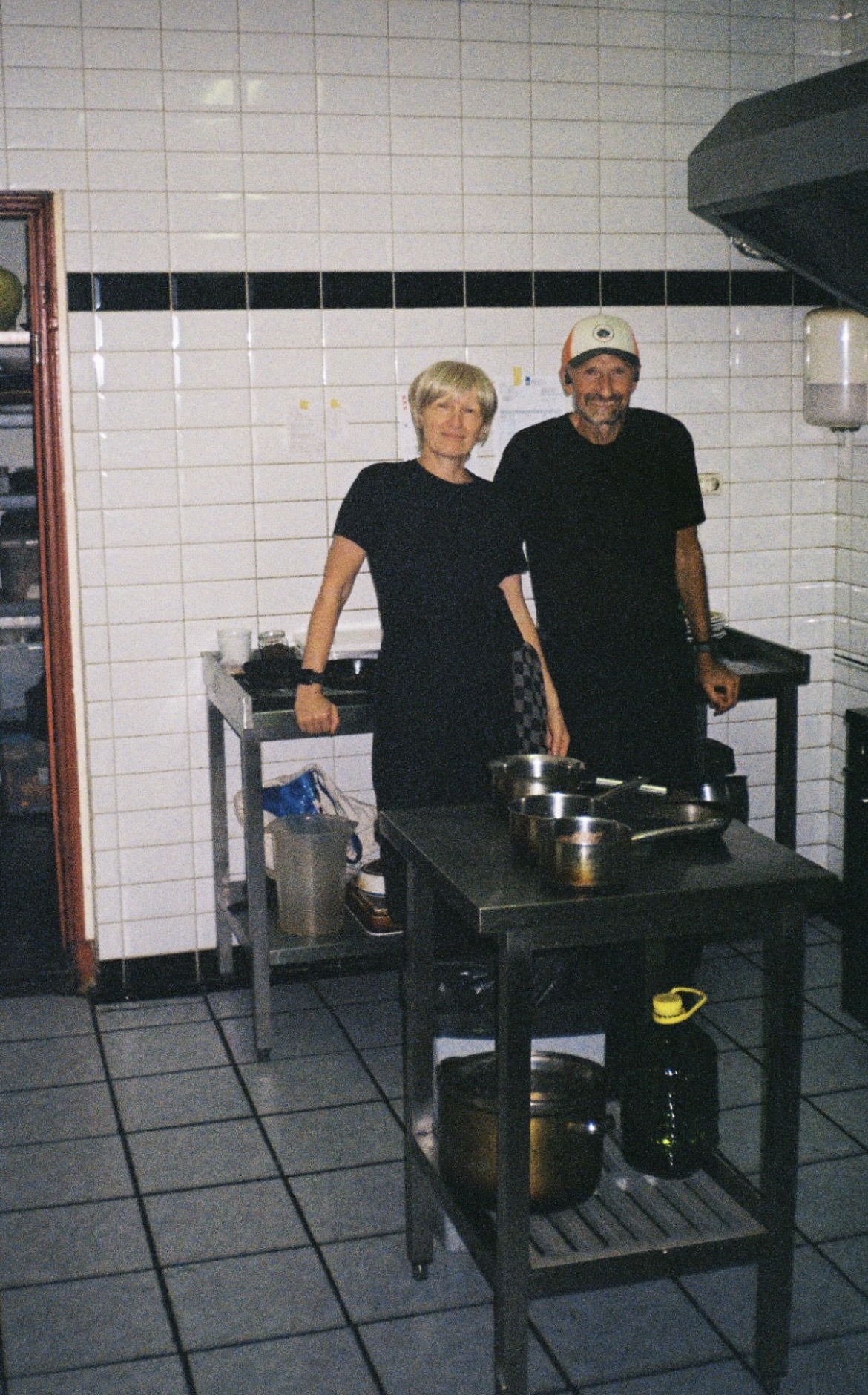 Sandra and Petar in their kitchen